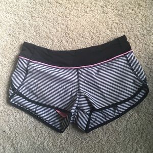 Striped Lululemon Shorts